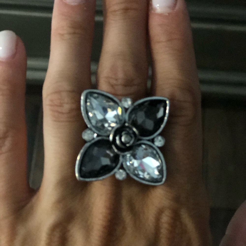 Flower  mesh ring